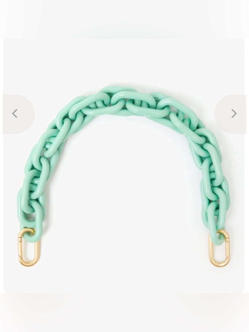 Clare V Mist Resin Strap NWT